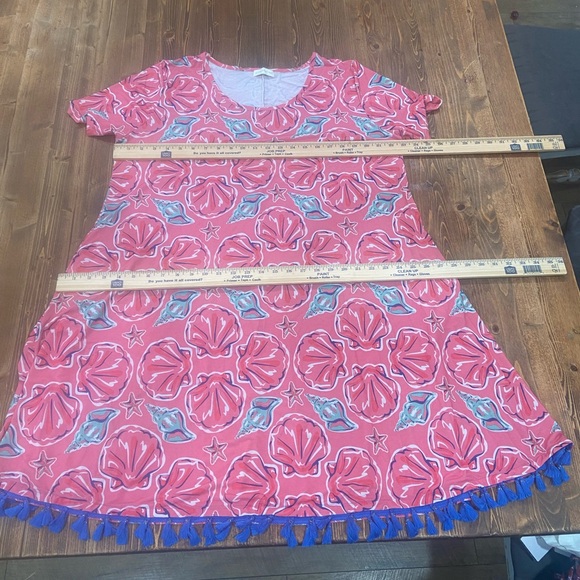 Simply Southern Pink and Blue Floral Dress - Picture 6 of 8